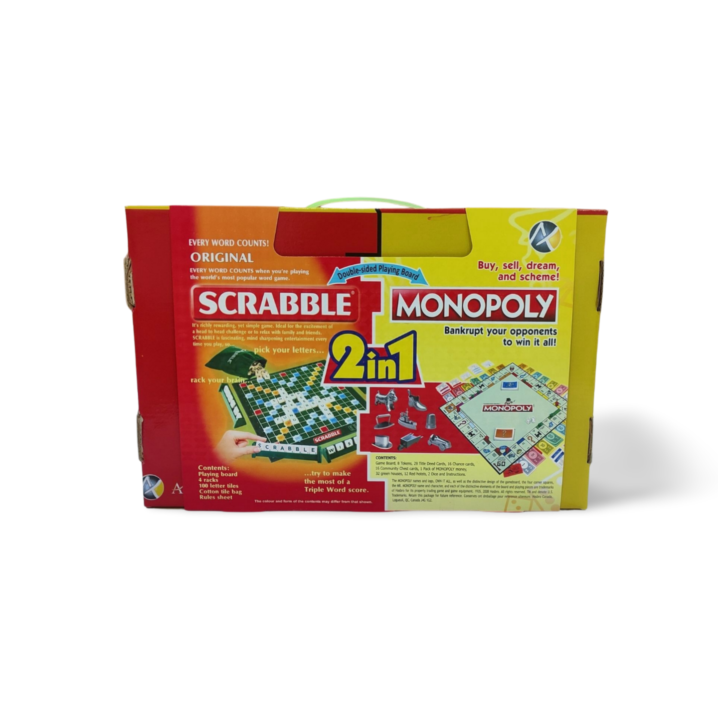 Scrabble & Monopoly - 2in1 Board Game