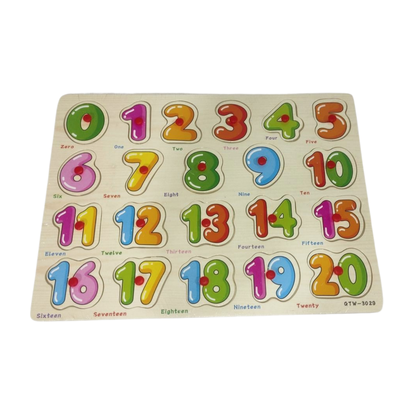 Number Puzzle - Wooden