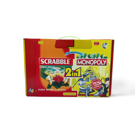 Scrabble & Monopoly - 2in1 Board Game